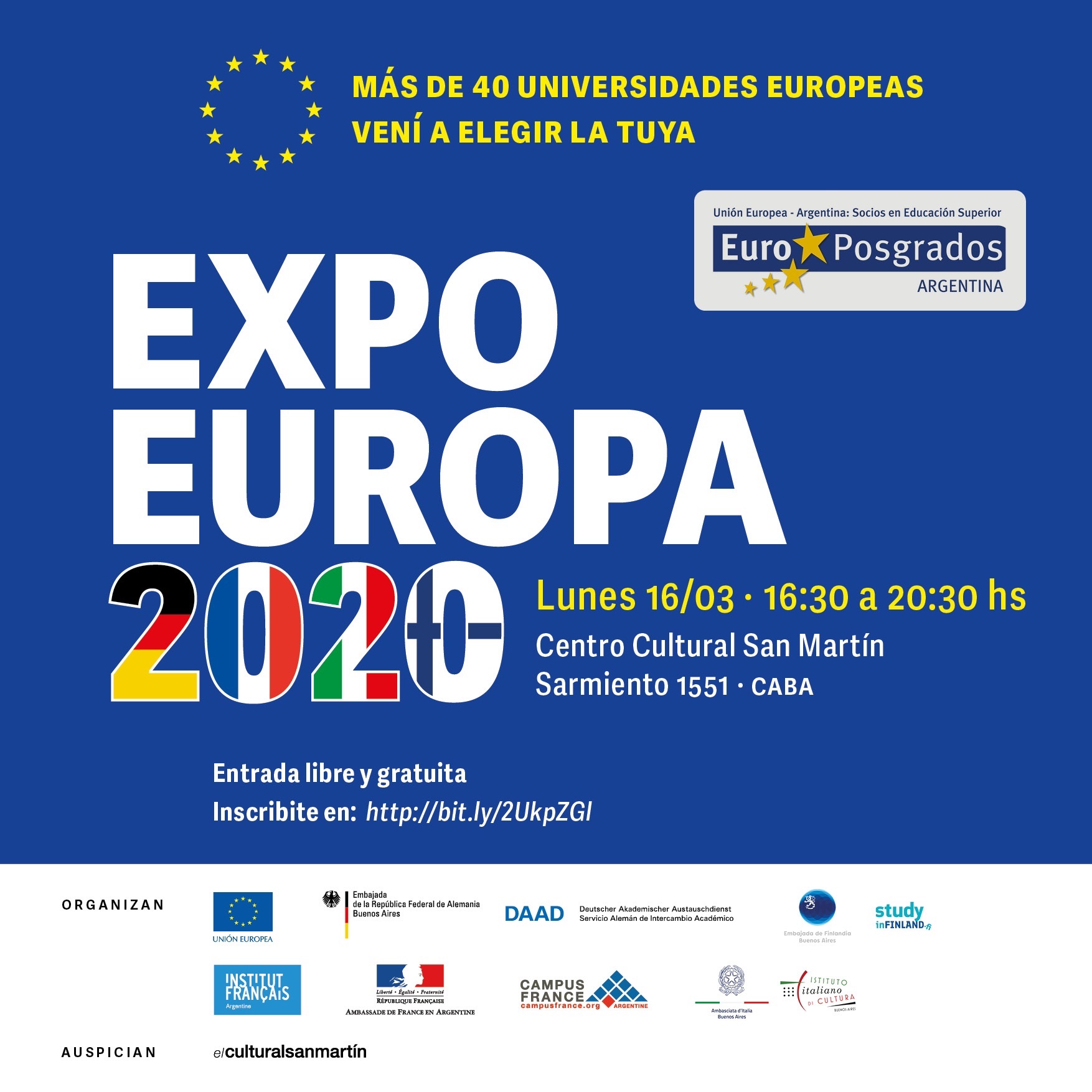 EXPO EUROPA 2020, Buenos Aires, Argentina Study in Finland
